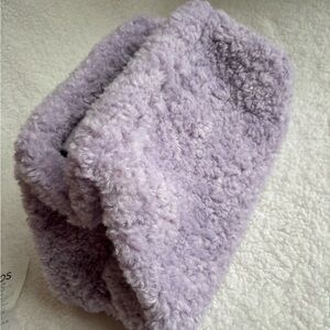 NWT COS Lavender/Purple Faux Fur Clutch